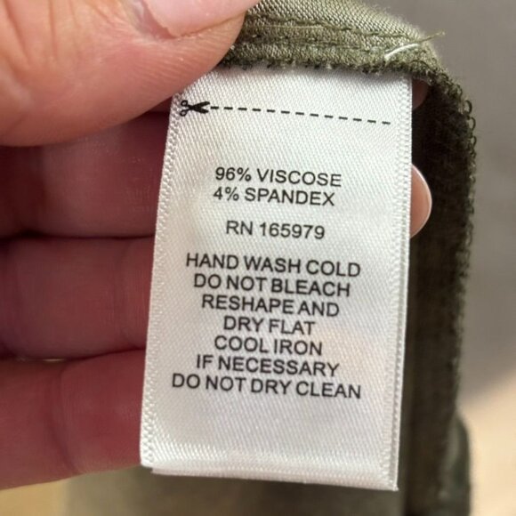 Cable & Gauge Sport Garment-Dyed V-Neck T-Shirt With Pocket 2X Jungle - Picture 6 of 10